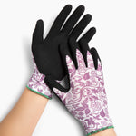 Floral Garden Gloves - 6 Pack