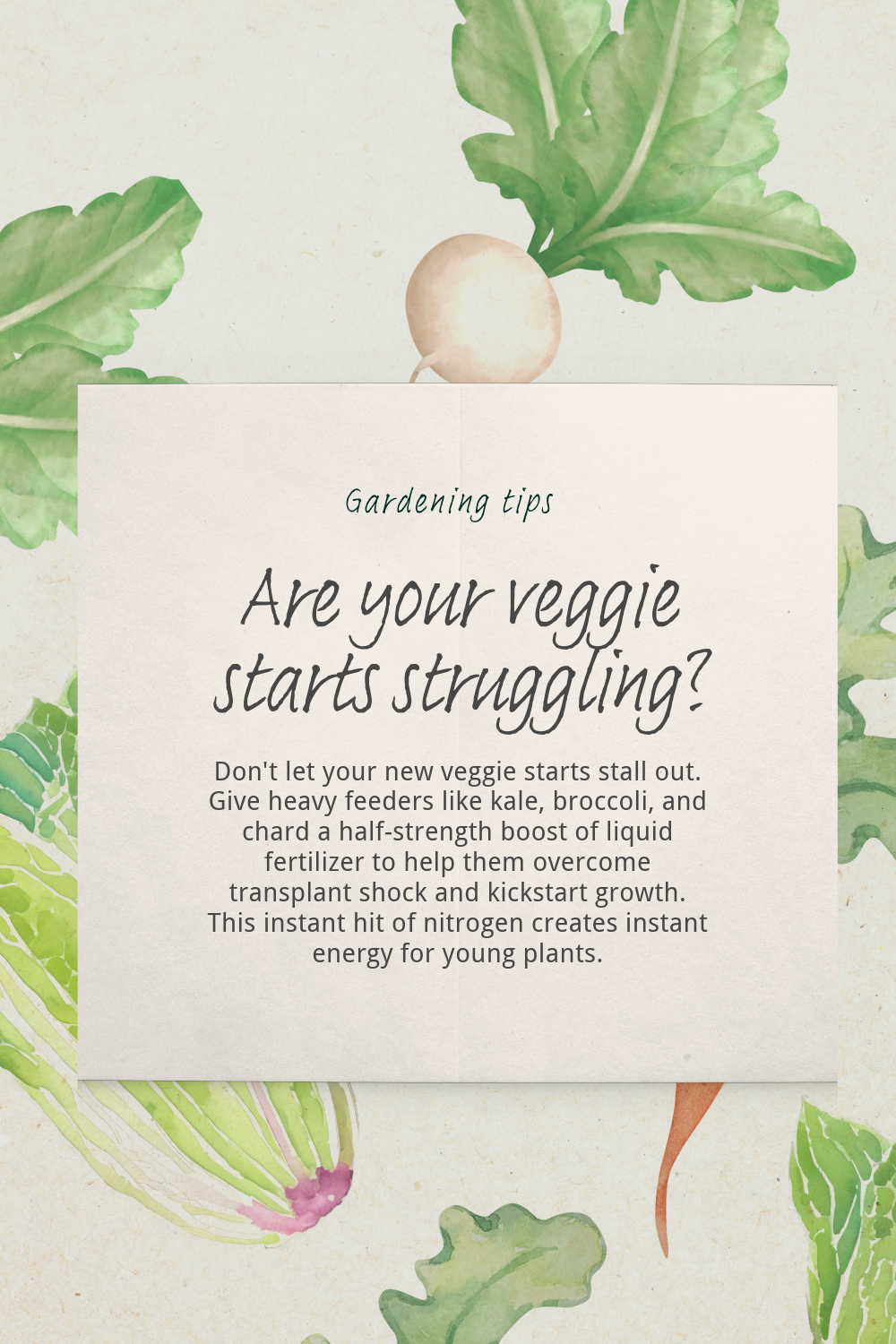 Jumpstart your Veggie Starts