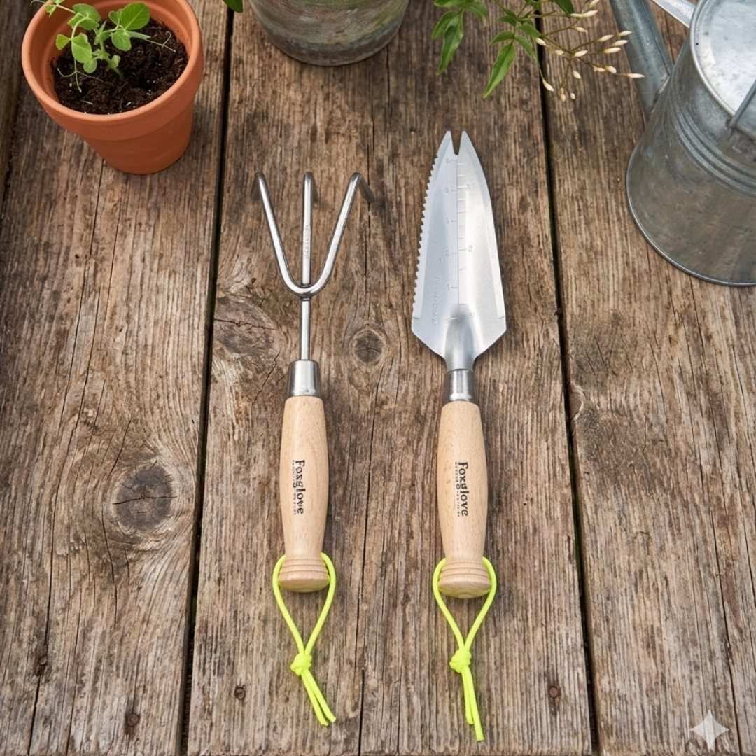 Hand Tool Set - Utility Knife and Cultivator